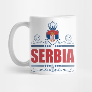 Serbia Football Gifts | Serbia Vintage Mug